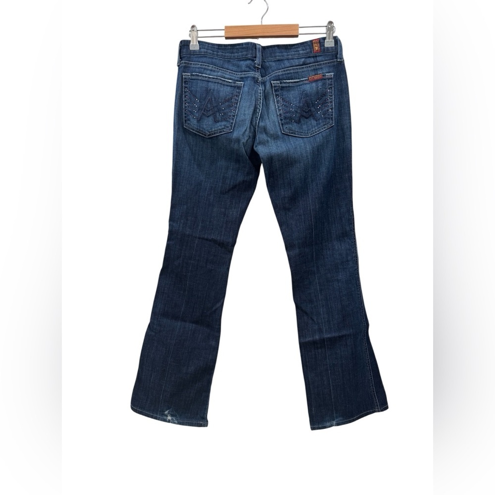 Vintage 7 For All Mankind Dark Blue Flare Jeans “A” Pocket